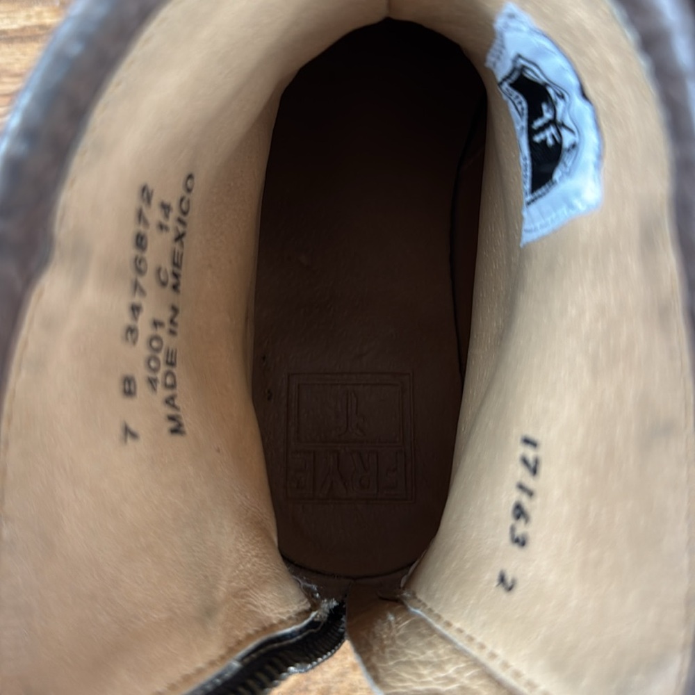 Frye Phillip Harness Short Boots - Picture 8 of 9